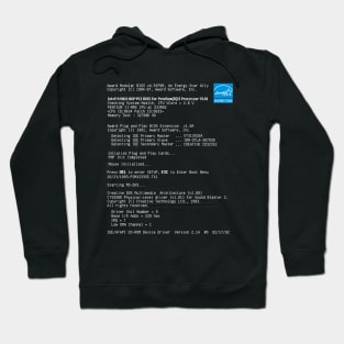 Retro Computer Boot Screen Hoodie